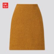 简单大方！UNIQLO 优衣库 420364 女装羊毛混纺迷你裙 79元
