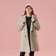Semir 森马 19D078100320 羊毛混纺大衣