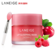 LANEIGE 兰芝 夜间保湿修护唇膜 草莓浆果味 20g *4件