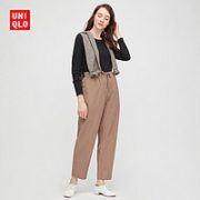 1日0点！UNIQLO 优衣库 430763 女装 全棉松紧九分裤