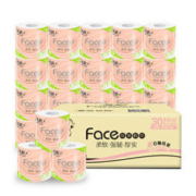 洁柔(C&S)卷纸 粉Face 加厚4层120g卫生纸*30卷(4D立体印花 婴儿可用 *3件