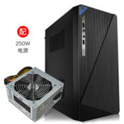 1日0点： aigo 爱国者 嘉年华V2 机箱 250W电源套装 黑色