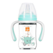 gb 好孩子 仿母乳质感宽口径婴儿奶瓶 180ml *3件