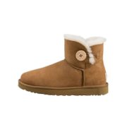 24日10点！黑卡会员！ UGG Mini Bailey Button II系列 女士防水防污纽扣短筒雪地靴