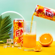 白菜！0脂低糖，马来西亚 FN 趣味汽水果味碳酸饮料 325mlx12罐