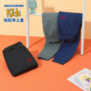 聚划算百亿补贴：Skechers斯凯奇 L319B023 男童加绒运动裤