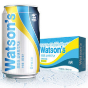 Watsons 屈臣氏 盐味苏打汽水 苏打水汽水饮料 330ml*24罐 *2件