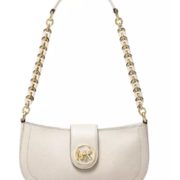 Michael Kors Carmen女士小号米色腋下包