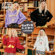 妖精的口袋 ip联名 女士卡通卫衣