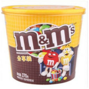 m&m‘s 牛奶/花生牛奶巧克力豆 270g