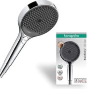 Hansgrohe 汉斯格雅 26864000 Rainfinity 手持淋浴花洒 130mm 3种喷淋模式  含税到手约539.1元
