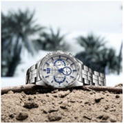 历史低价、京东PLUS会员： SEIKO 精工 Chronograph系列 SSB343P1 男款计时腕表