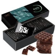 诺梵 纯黑可可脂苦巧克力65% 130g *7件