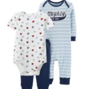 11日0点： Carter's 孩特 男婴童针织3件套装 16203812 低至58元（前2小时，需用券）