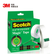 3M 思高 810-HH10 磨砂透明神奇错题胶带 12.7mm×10m 1包装