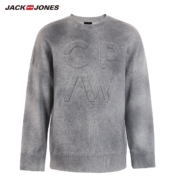 JackJones 杰克琼斯 219133528 男士立体字母卫衣