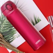 11日0点： THERMOS 膳魔师 JNL-502-SBR 不锈钢保温杯 500ml 樱桃红