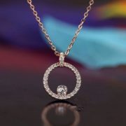 Swarovski 施华洛世奇 Creativity Circle 密镶仿水晶圆环项链 5198686  到手￥316.87