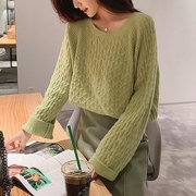 Tonlion 唐狮 62542FC0043457573 女士花纹毛衣