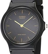 Casio 卡西欧 男士 MQ24-1E 黑色树脂手表  到手约140.27元