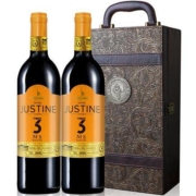 贾斯汀 西班牙原瓶进口 14度DO级 干红葡萄酒 750ml*2