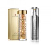 包邮包税！Elizabeth Arden 伊丽莎白雅顿套装 铂粹橘灿精华 50ml + 金胶90粒