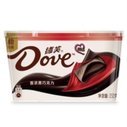 德芙 Dove香浓黑巧克力 252g *5件