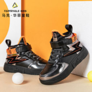 马克华菲 男童加绒高帮 运动鞋