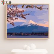 环保颜料！非之语 DIY数字油画 40*50cm 黑白板 多款可选