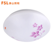 25日12点：FSL佛山照明led吸顶灯 紫荆花 13W白光