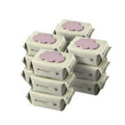 BabyCare 6480 婴儿手口湿巾 紫盖80抽-12包