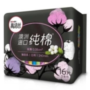 kotex 高洁丝 臻选纯棉极薄 日用卫生巾 240mm*16片*7件