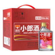 郎酒 小郎酒 炫彩小瓶 45度 100ml*6瓶 整箱装 兼香型白酒（新老款随机发货） *2件