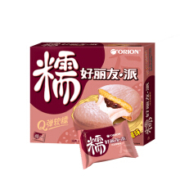 好丽友 糯巧克力派  红豆麻薯味12枚336g*8件