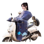 慢津贴：暖怡路 电动车挡风被 加绒立体侧翼款