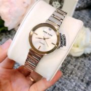 Anne Klein 安妮·克莱因 AK/2435SVTT 女士双色表链极简镶钻腕表  含税到手约197元
