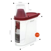 百亿补贴：禧天龙 杂粮收纳储物盒 1.7L