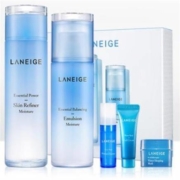 11日0点、双11预告：LANEIGE 兰芝 水衡透润水乳套装 (乳120ml+水200ml+赠精华5ml+面霜10ml+睡眠面膜15ml）