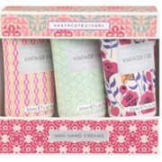 Heathcote & Ivory Vintage & Co 30ml 面料和花朵迷你手霜3 x 30ml   到手33.71元