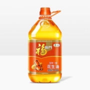 福临门压榨一级花生油 5.436L/桶