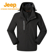 17日6点：Jeep 男士冲锋衣抓绒两件套