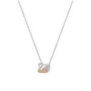 21日0点！黑卡会员！SWAROVSKI 施华洛世奇 5215038 天鹅锁骨项链 镀白金色
