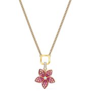 国内769元！2020年新款！prime会员！Swarovski 施华洛世奇 TROPICAL 粉色绽放项链5519248  含税到手￥309.09