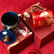 共禾京品 陶瓷杯子 中国风 马克杯