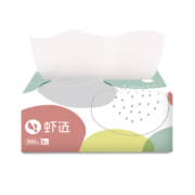 百亿补贴： 虾选 抽取式面巾纸 3层*100抽*10包 125*180mm