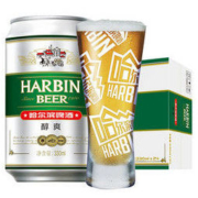 Harbin/哈尔滨啤酒 醇爽330ml*12听*2箱