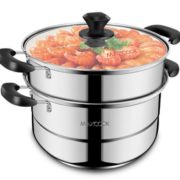 MAXCOOK 美厨 MCZ753 双层复底不锈钢蒸锅 26CM