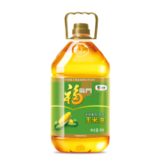 福临门 食用油 非转基因压榨玉米油 5L