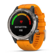 GARMIN 佳明 Fenix5 Plus 智能户外运动手表 钛合金闪耀橘