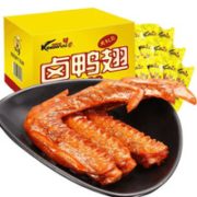 PLUS会员： KINGWUU 精武 甜辣鸭翅 400g